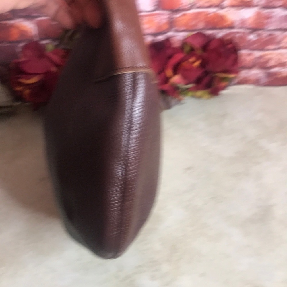 🌟Rossi & Caruso Argentina Brown Pebbled Leather Hobo Bag - Picture 4 of 10